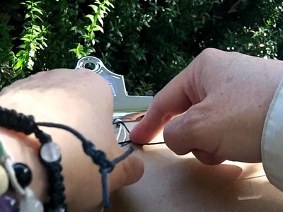 How to Make A Hemp Bracelet by Meandering Cords