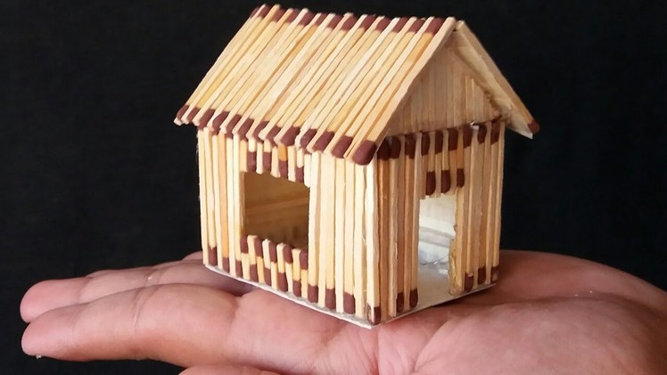 How To Make A Match House (with different idea very easy)