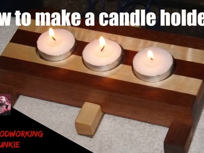 How to make a tea light candle holder - Christmas series#2