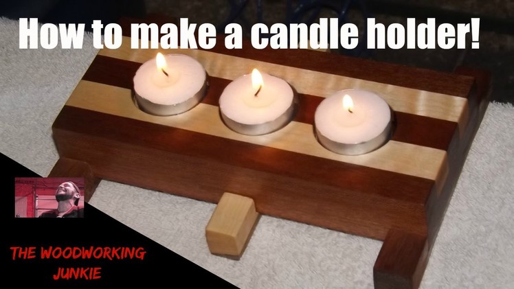 How to make a tea light candle holder - Christmas series#2