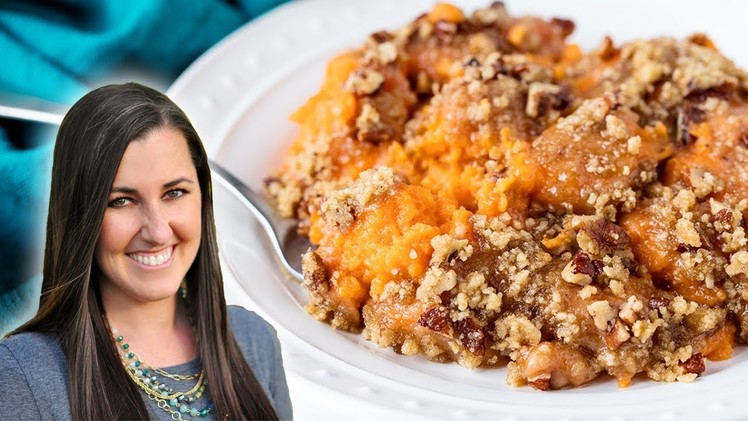 How to Make The Best Baked Sweet Potato Casserole  |  The Stay At Home Chef