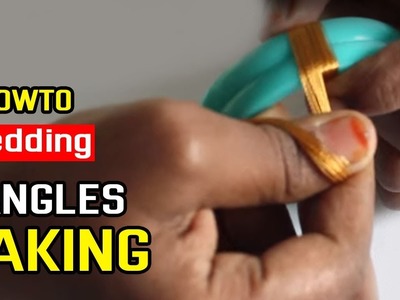 How to make wedding jewelery bangles model at home | Zooltv