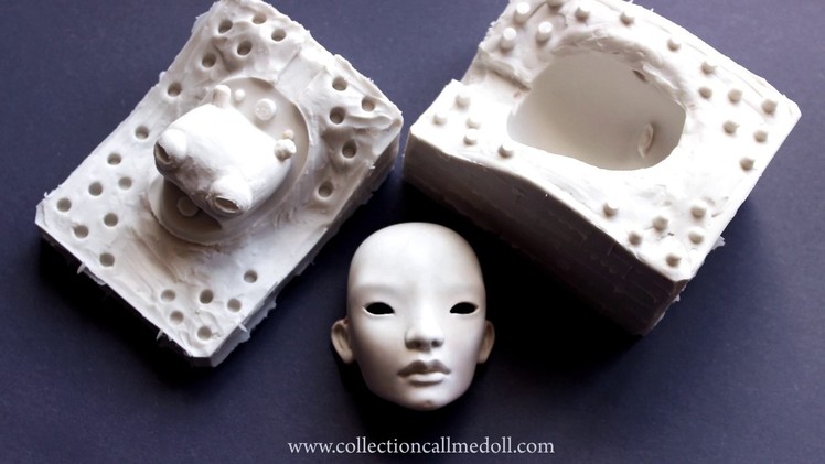 How to mold and to cast a bjd head. Part 2 b