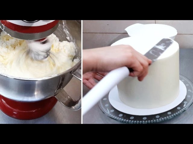 Italian Meringue Buttercream Recipe HOW TO MAKE  by CakesStepbyStep