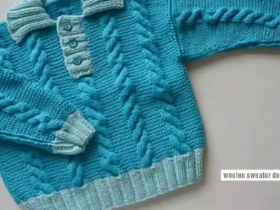 Kids sweater designs || woolen sweater designs for kids or baby in hindi