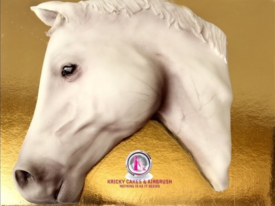 Kricky Cakes Decoration: Realistic Horse cake with airbrush 1080p