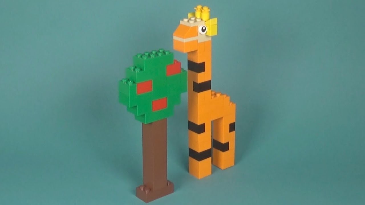 Lego Giraffe (001) Building Instructions - LEGO Classic How To Build - DIY