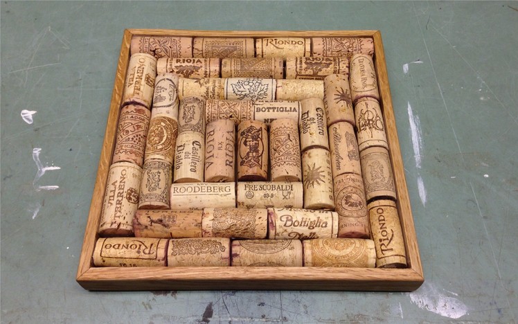 Making a trivet with wine corks