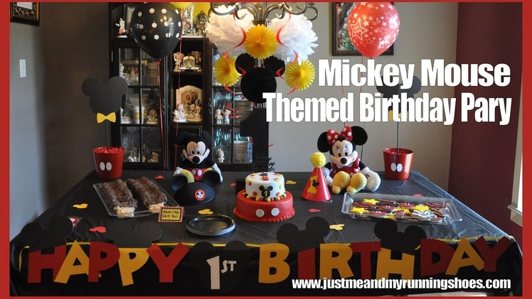 Mickey Mouse Themed Birthday Party