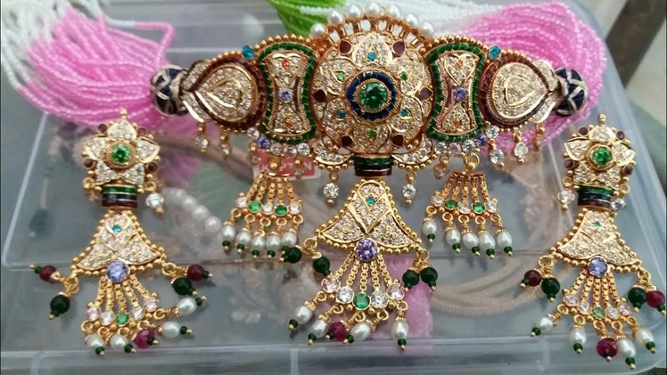 New Rajputi Fancy Aad | New Aad Design With Earrings | New Marwadi Jewellery | diamond Jewellery