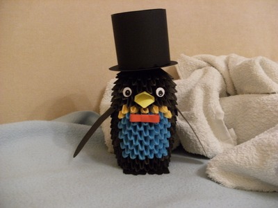 Origami 3d - PENGUIN - how to make instructions