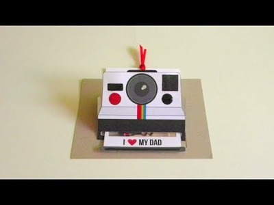 POLAROID POP UP CARD: FATHER'S DAY