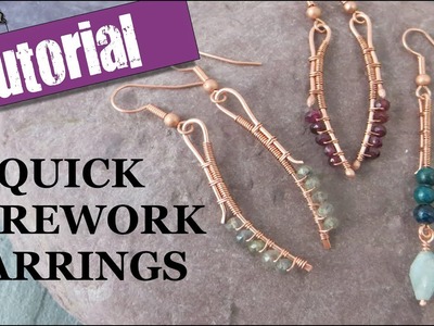 Quick Wirework Earrings Tutorial