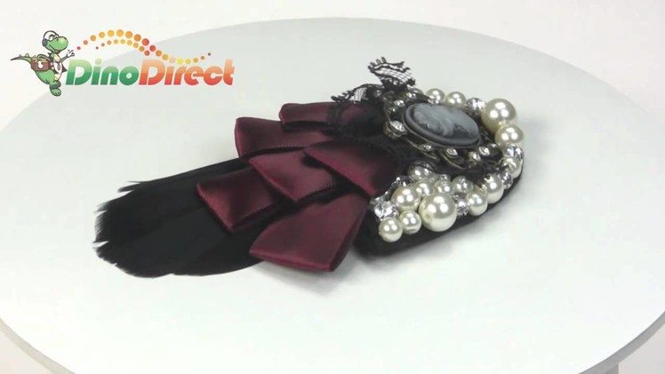Retro Hand Made Vintage Feather Brooches  from Dinodirect.com