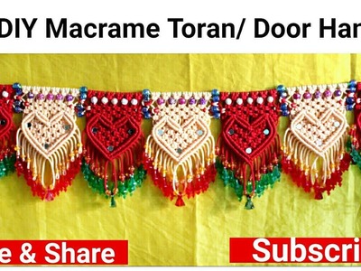 Simple Macrame Toran Hanging New design 2017 | #8