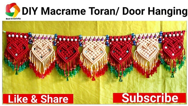 Simple Macrame Toran Hanging New design 2017 | #8