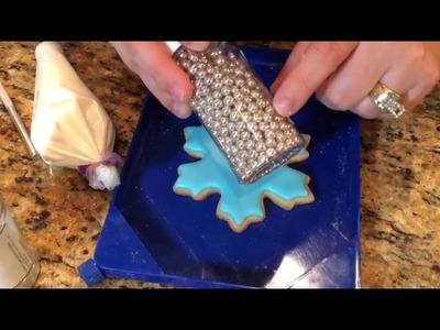 Snow Flake Cookies For FROZEN Themed Party