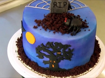 Spooky Tree Cake- Halloween