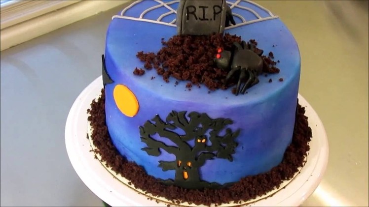 Spooky Tree Cake- Halloween