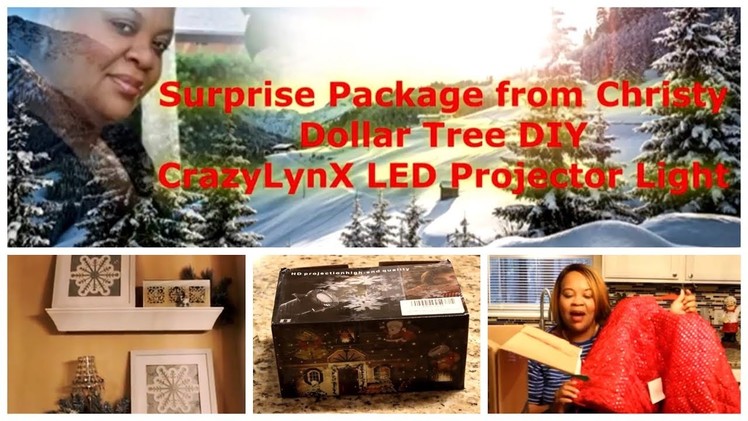 Surprise Package | Dollar Tree Pictures (DIY) | Projector Light Review!