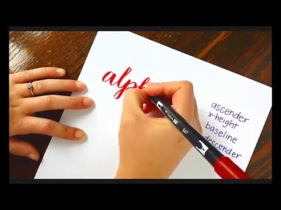 The Beginner's Guide to Brush Lettering: Trying and Making Fonts