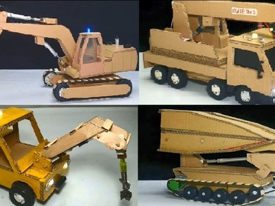 TOP 4 Unique Creation from Cardboard with Toys for Kids