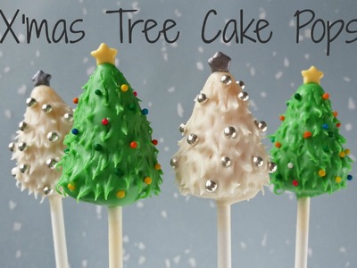 Two Ways To Make X’mas Tree Cake Pops 聖誕樹Cake Pop