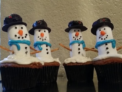 Winter Treats: Snowman Cupcakes