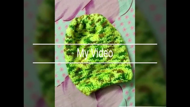 Woolen sweater designs | new design for woolen cap for kids or baby in hindi | woolen sweater making