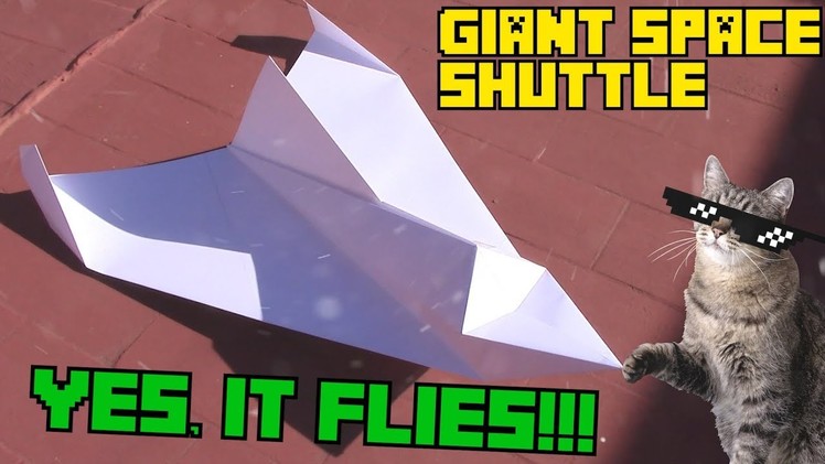 World's Biggest Paper Airplane! Best one that Flies (special 11K)