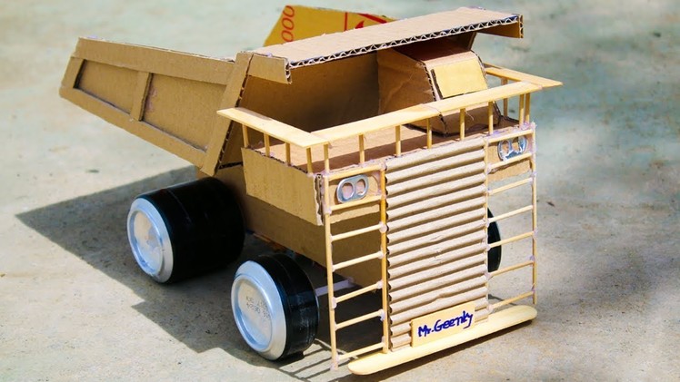 WoW! Amazing Dump Trucks for Kids from Cardboard