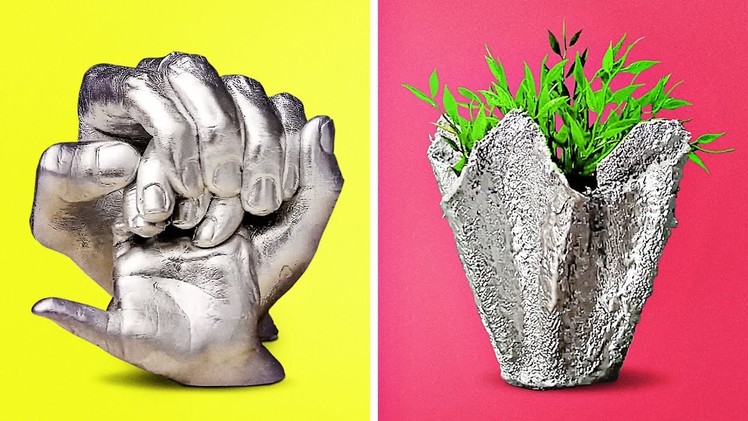 11 COOL CRAFTS WITH CONCRETE AND CLAY