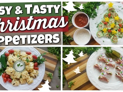 3 Christmas Appetizers ???? Quick + Easy + Frugal Recipes!