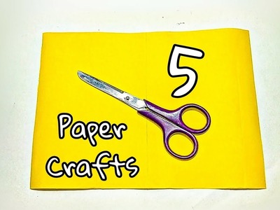5 Interesting Paper Craft Ideas !!!