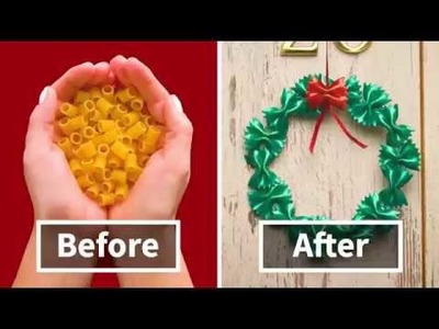 7 Amazing DIY Christmas Decorations Made From Pasta