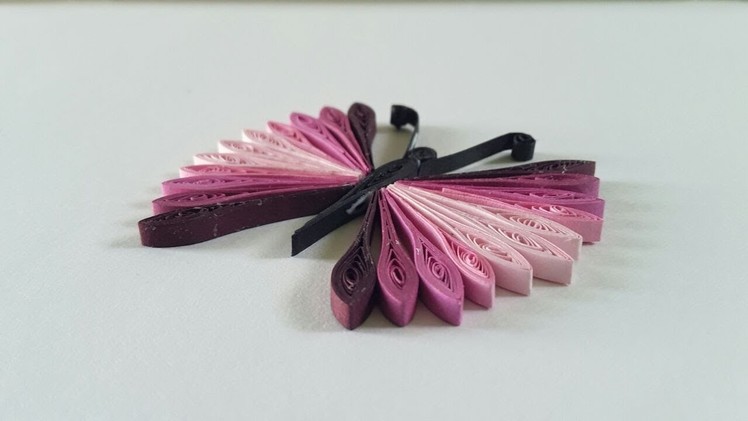 A Beautiful Quilling Butterfly Handmade | How To Make | creative craft art