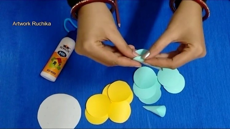 A Simple Way to do Paper Flower | Craft work