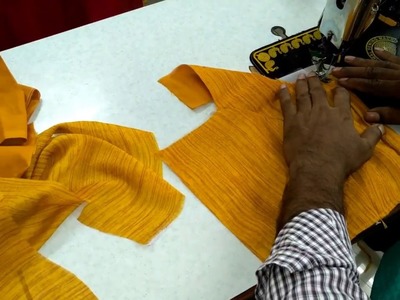 Blouse Stitching In Telugu || Princess Cut || Easy Method
