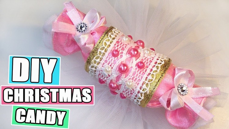 Candy Christmas Decorations DIY. Christmas Craft. How to make Christmas Candy Kanzashi