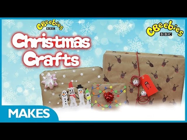 CBeebies | Christmas Crafts | DIY Wrapping Paper