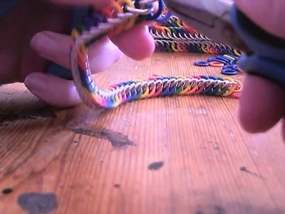 Chainmaille - How To start and finish Half Persian 4-in-1 - RAINBOW
