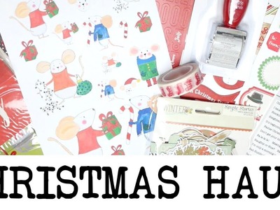 Christmas Craft Haul, From Mrs Brimbles! | MyGreenCow
