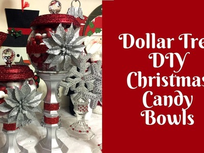 Christmas Crafts: Dollar Tree DIY Candy Bowls