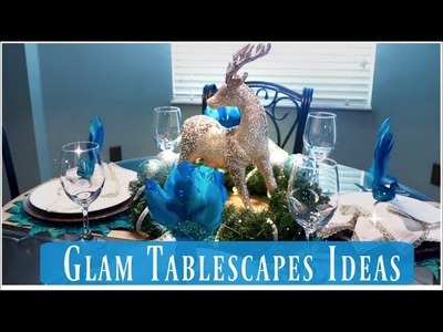 Christmas Tablescape Ideas | Glam Tablescape 2017 | Leann DuBois