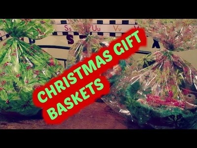 CHRISTMAS TEACHER GIFT BASKETS *DOLLAR TREE*