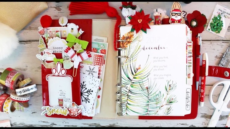Cocoa Daisy Dec 2017 planner set up video