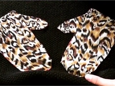 Craft Style your sweater with tiger material-make tiger pocket