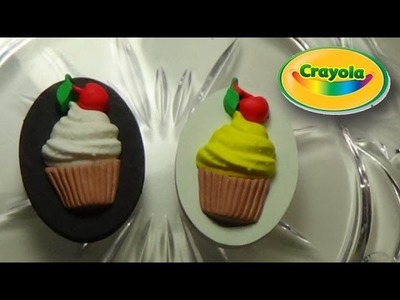 Crayola Model Magic Cupcake Fridge Magnets