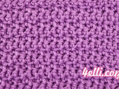 Crochet Alternate Single Crochet Stitch Tutorial - Left Hand (EN)