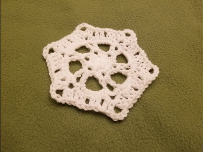 Crocheted Snowflake Tutorial #5!